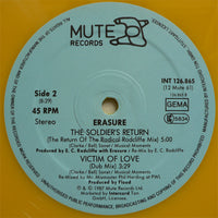 Erasure : Victim Of Love (Remix) (12", Maxi, Yel)
