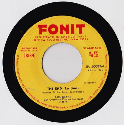 Earl Grant : The End = La Fine (7")