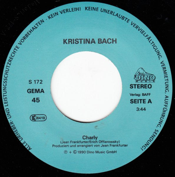 Kristina Bach : Charly (7", Single)