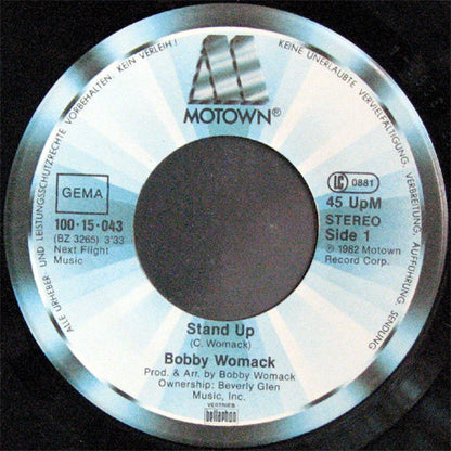 Bobby Womack : Stand Up / Lay Your Lovin' On Me (7", Single)