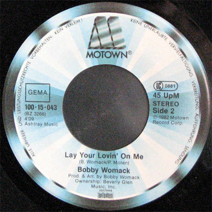 Bobby Womack : Stand Up / Lay Your Lovin' On Me (7", Single)