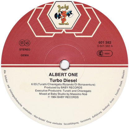 Albert One : Turbo Diesel (12", Maxi)