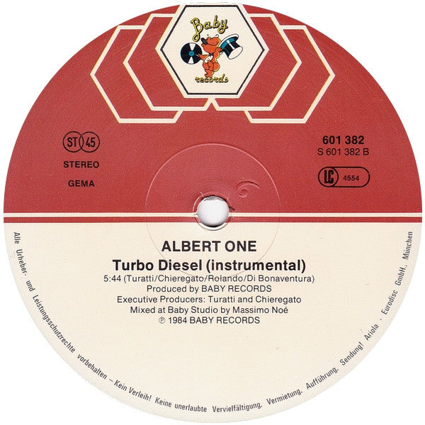 Albert One : Turbo Diesel (12", Maxi)
