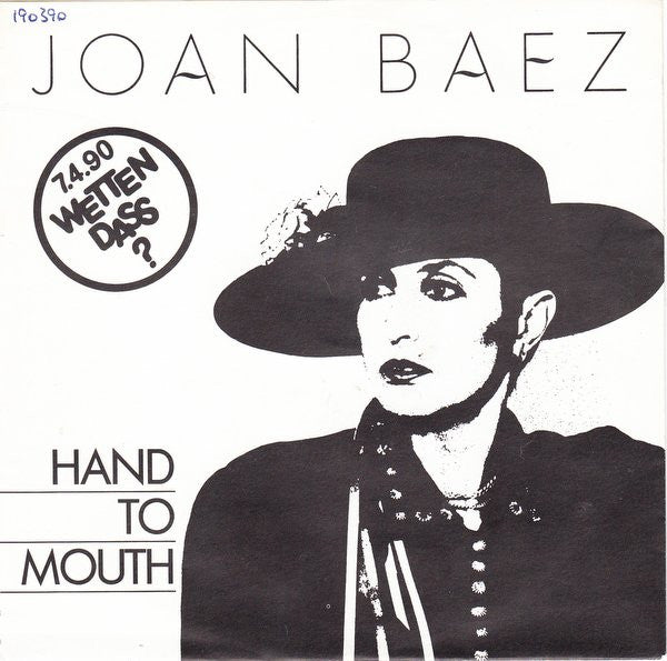 Joan Baez : Hand To Mouth (7", Single)
