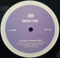 Mike Ink : Paroles (2x12")