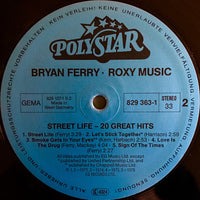 Roxy Music / Bryan Ferry : Street Life - 20 Great Hits (2xLP, Comp)
