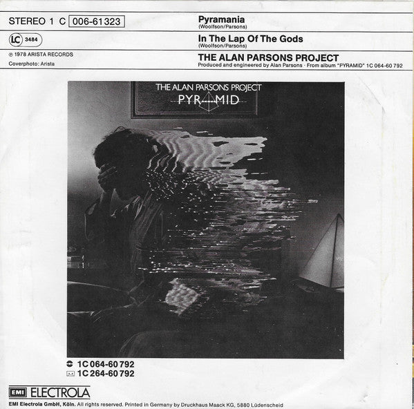 The Alan Parsons Project : Pyramania (7", Single)