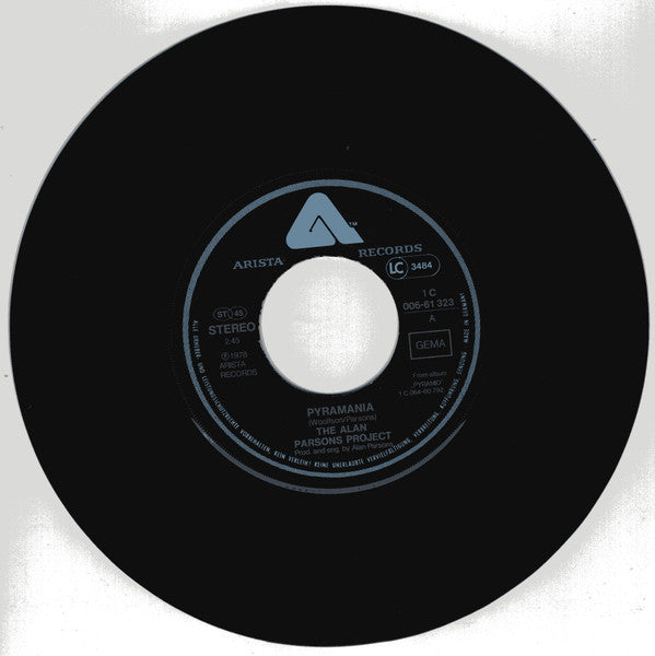 The Alan Parsons Project : Pyramania (7", Single)
