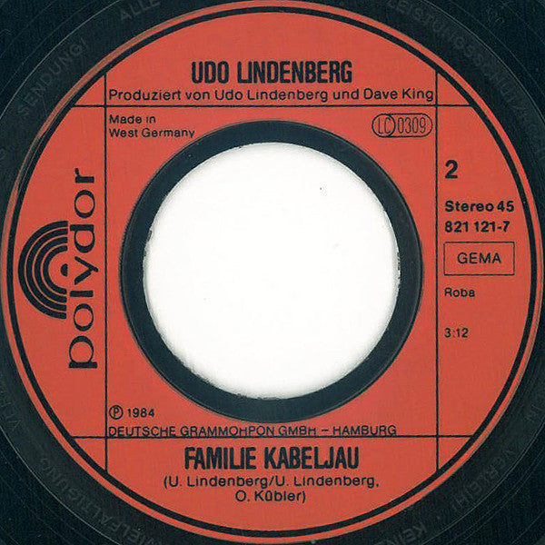 Udo Lindenberg : Russen / Familie Kabeljau (7", Single)