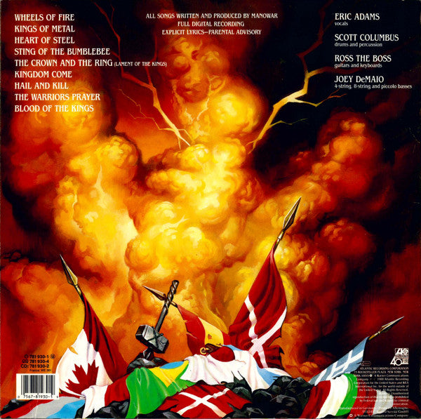 Manowar : Kings Of Metal (LP, Album)