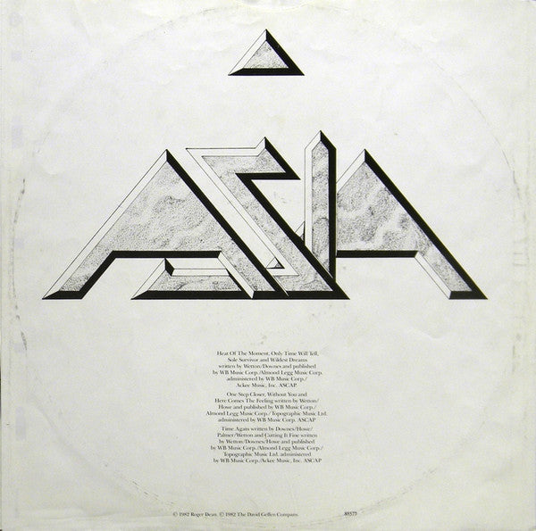 Asia (2) : Asia (LP, Album)