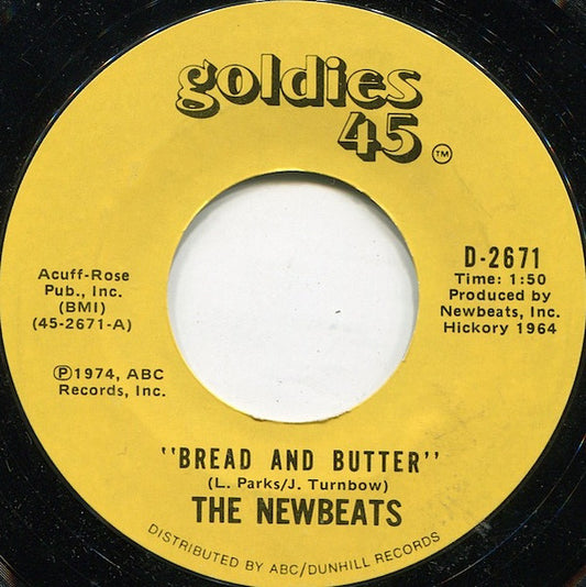 The Newbeats : Bread And Butter / Sherry Babe (7")