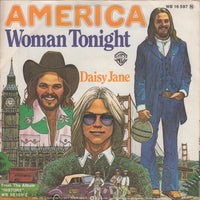 America (2) : Woman Tonight / Daisy Jane (7", Single)