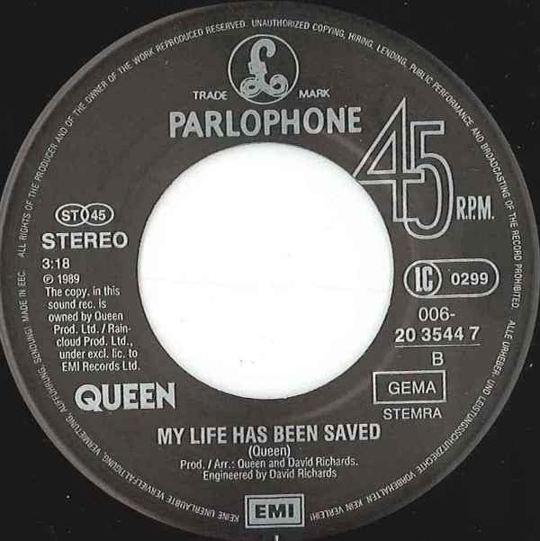Queen : Scandal (7", Single)