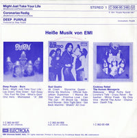 Deep Purple : Might Just Take Your Life (7", Single)