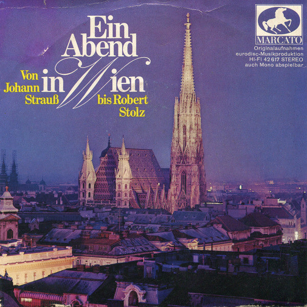 Berliner Symphoniker Directed By Robert Stolz : Ein Abend In Wien Von Johann Strauß Bis Robert Stolz (7", EP)