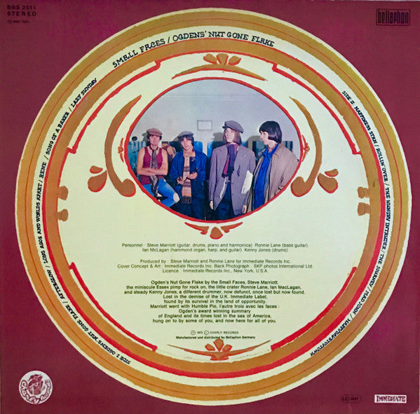 Small Faces : Ogdens' Nut Gone Flake (LP, Album, RE)