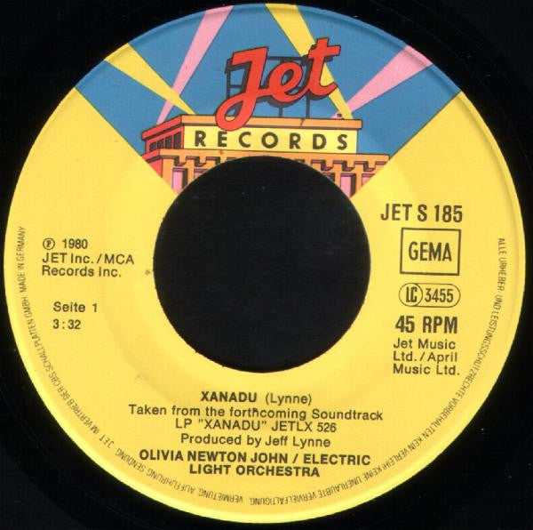 Olivia Newton-John / Electric Light Orchestra : Xanadu (7", Single)