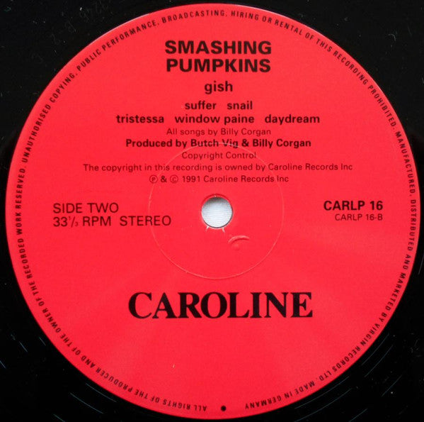 Smashing Pumpkins* : Gish (LP, Album)