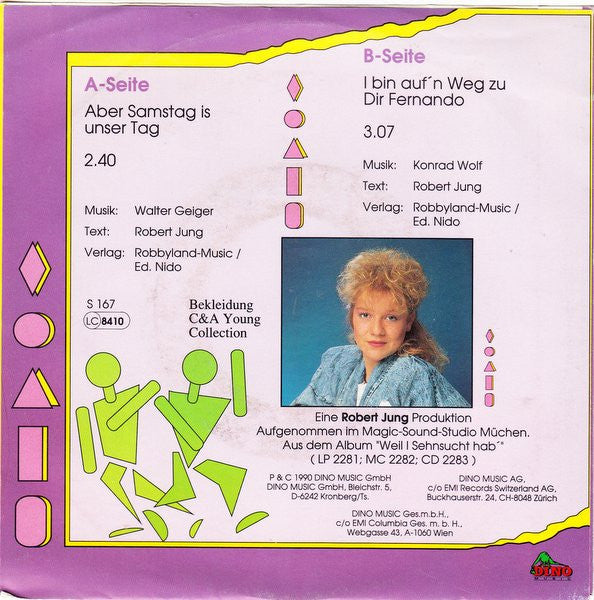 Andrea Maria : Aber Samstag Is Unser Tag (7", Single)