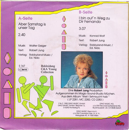 Andrea Maria : Aber Samstag Is Unser Tag (7", Single)