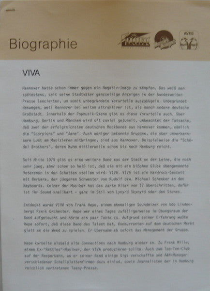 Viva (12) : Born To Rock (LP, Album)