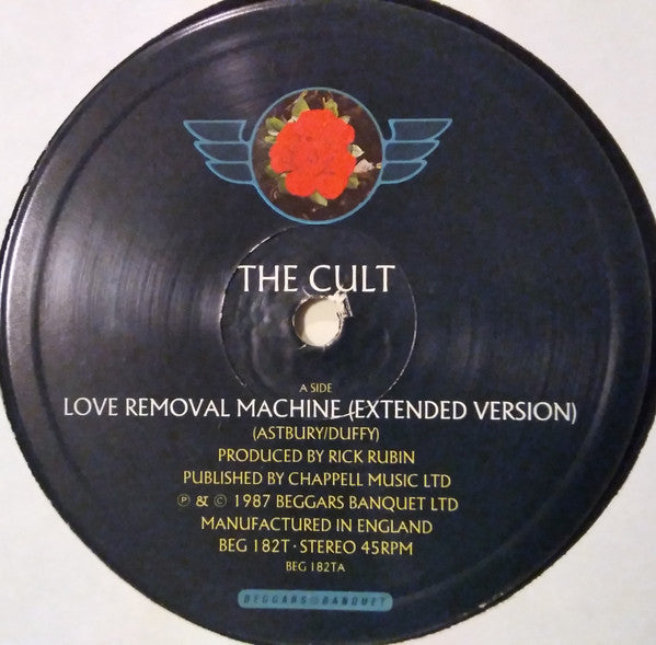 The Cult : Love Removal Machine (12", Single, PRS)
