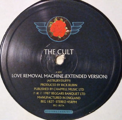 The Cult : Love Removal Machine (12", Single, PRS)