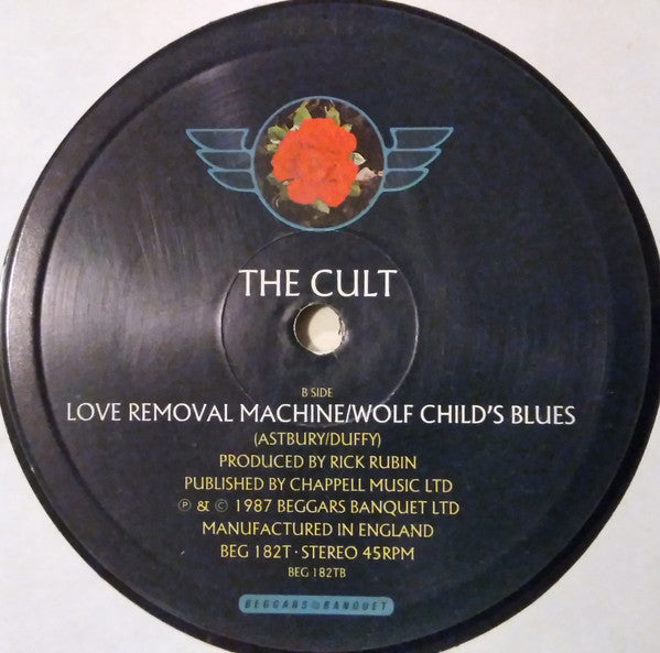 The Cult : Love Removal Machine (12", Single, PRS)