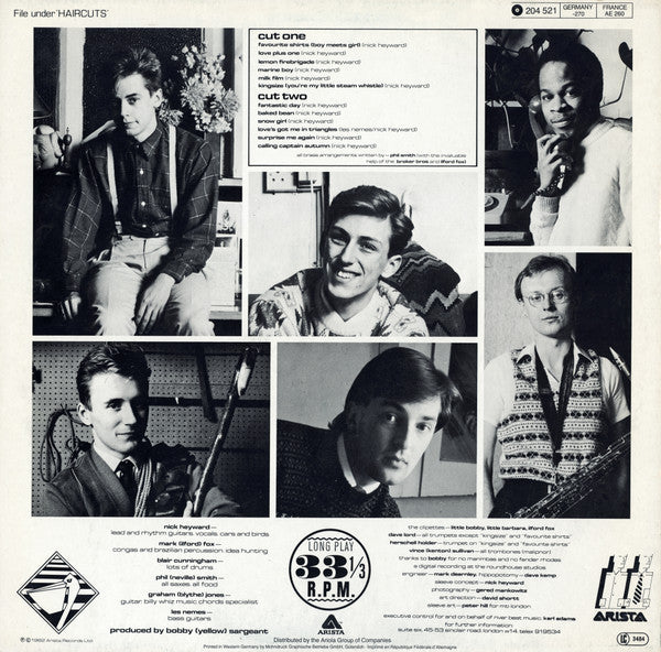 Haircut One Hundred : Pelican West (LP, Album)