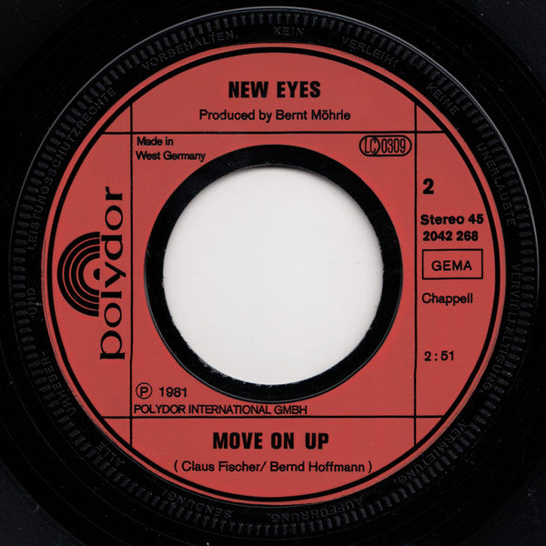 New Eyes* : Turn On The Lights (7", Single)