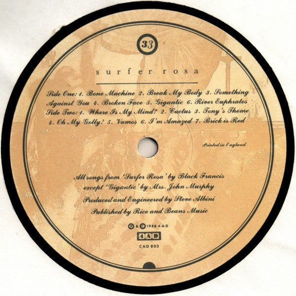 Pixies : Surfer Rosa (LP, Album, Rou)