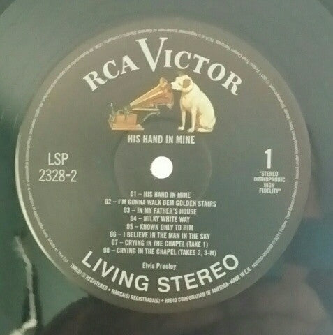 Elvis Presley : His Hand In Mine (2xLP, Ltd)
