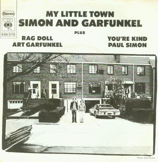 Simon And Garfunkel* Plus Art Garfunkel Plus Paul Simon : My Little Town (7", Single)