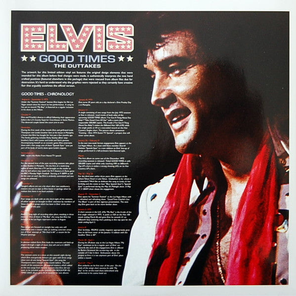 Elvis Presley : Good Times The Outtakes (2xLP, Ltd)