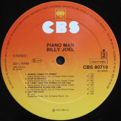 Billy Joel : Piano Man (LP, Album, RE)