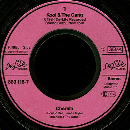 Kool & The Gang : Cherish (7", Single)