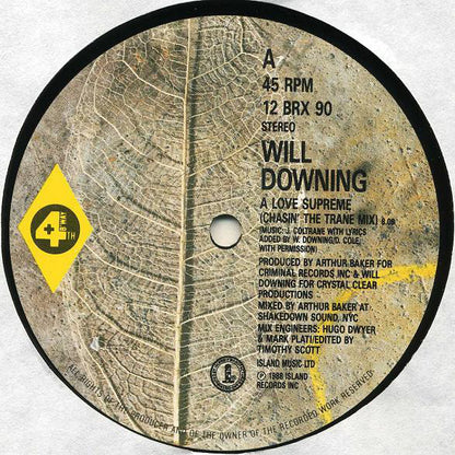 Will Downing : A Love Supreme (Chasin' The Trane Mix) (12")