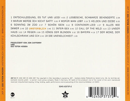 Die Toten Hosen : Unsterblich (CD, Album)