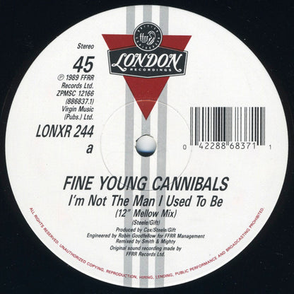 Fine Young Cannibals : I'm Not The Man I Used To Be (Mellow Mix) (12", Single)