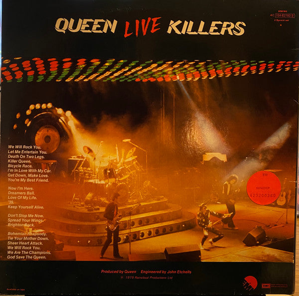 Queen : Live Killers (2xLP, Album, Gat)