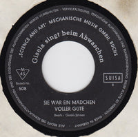 Gisela Jonas : Gisela Singt Beim Abwaschen (7", Single, Mono)