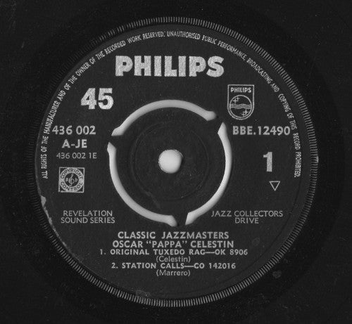 Oscar "Papa" Celestin : 1925-1928 (7", EP)