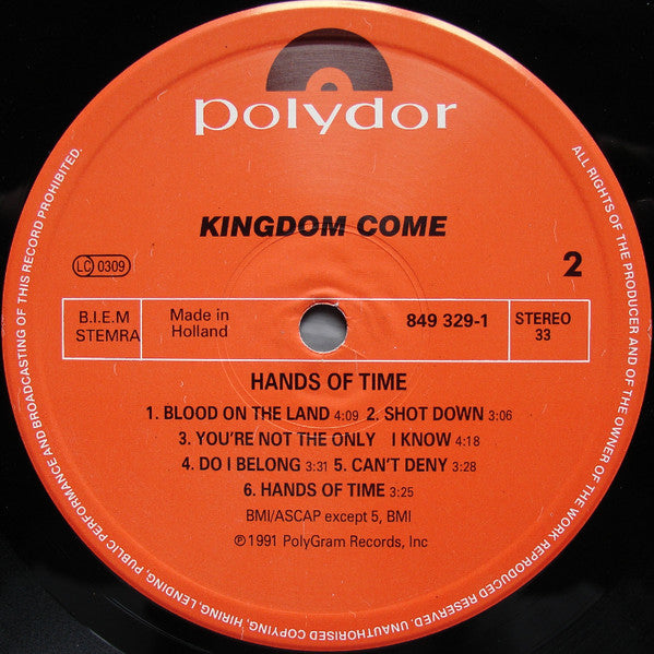 Kingdom Come (2) : Hands Of Time (LP, Album)