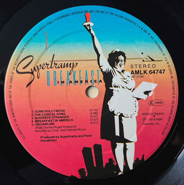 Supertramp : Breakfast In America (LP, Album)