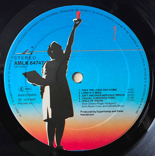 Supertramp : Breakfast In America (LP, Album)
