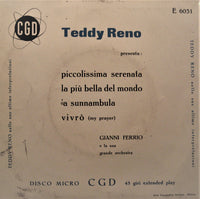Teddy Reno : Piccolissima Serenata (7", EP)