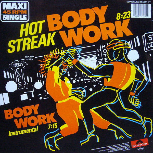 Hot Streak : Body Work (12", Maxi)