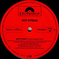 Hot Streak : Body Work (12", Maxi)