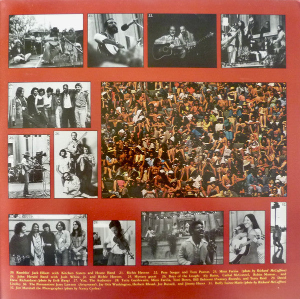 Various : Bread & Roses: Festival Of Acoustic Music (2xLP, Album, Gat)